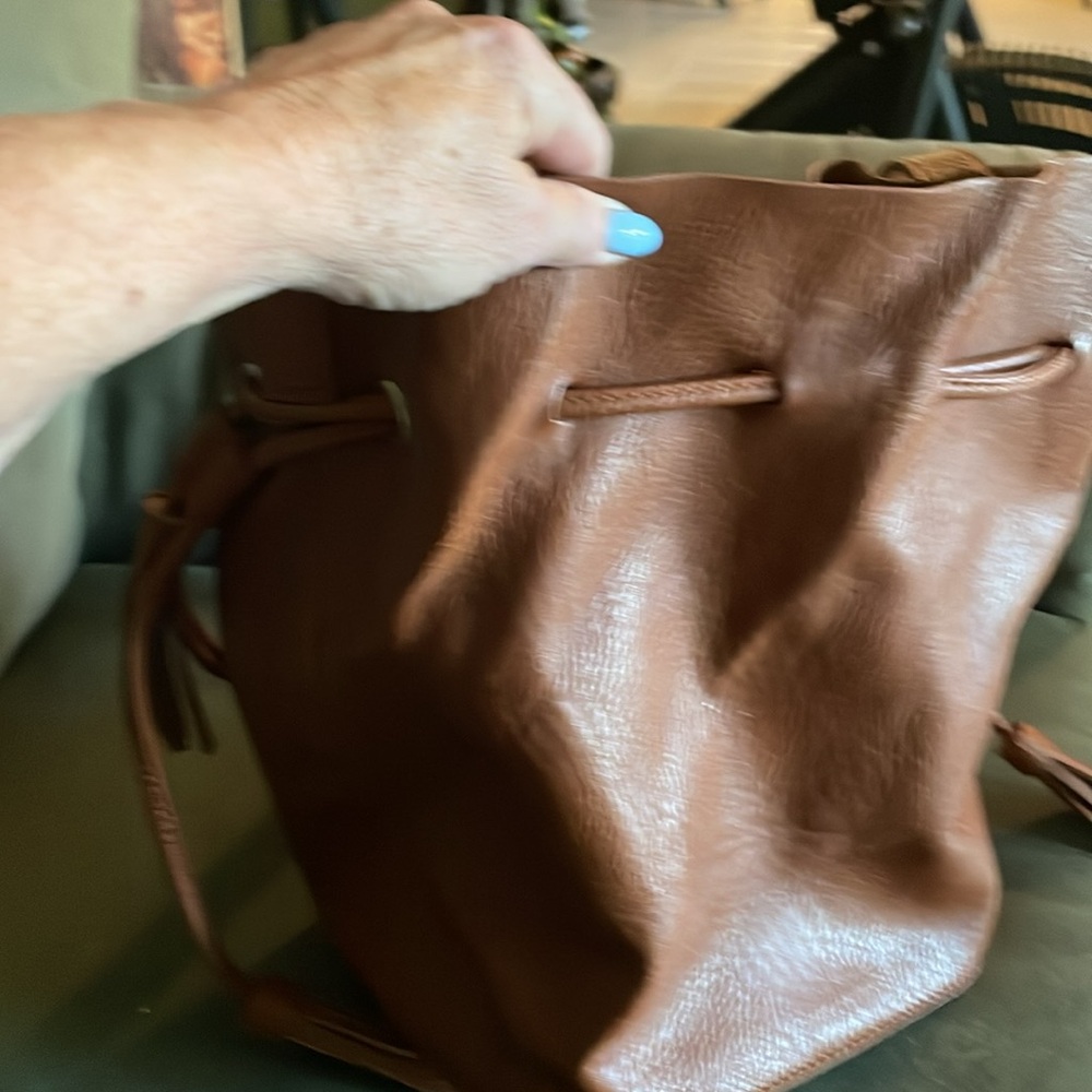 Marshalls Tan Leather Shoulder Bag - Picture 5 of 7